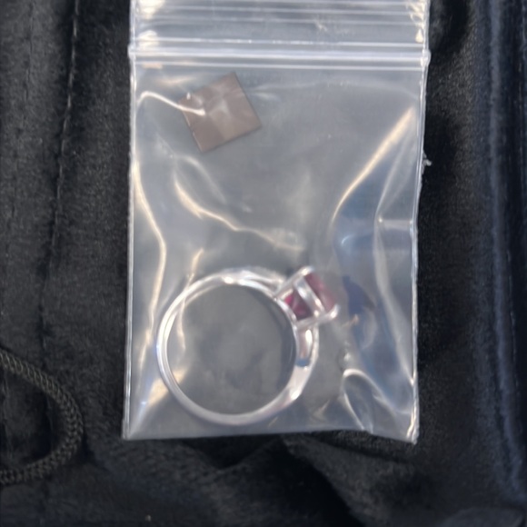 Red Lab Created Ruby Rhodium Over Sterling Silver Jewelry Set 9.67ctw - Picture 6 of 13